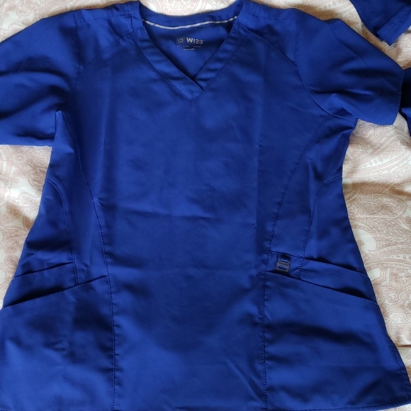 Wonderwink Royal Blue Scrub Set Small Med - Picture 5 of 6